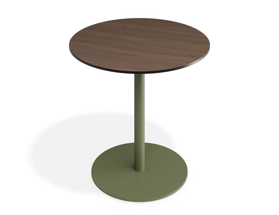 P 2 Solara 80dia Cafetable Greenbase Notaiowalnut