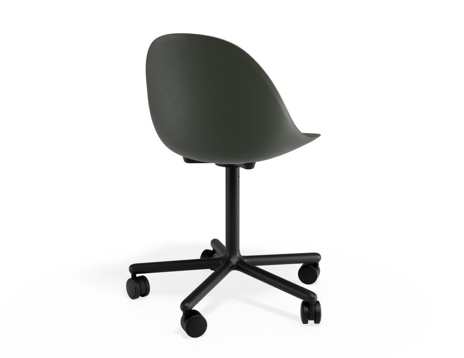 P 2 Pebble Chair Oliveseat Swivelcastors