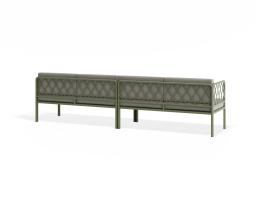 P 2 Sevillev2 4seater Greenframe Lightgreycushion