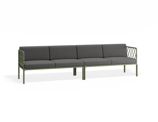 Seville 4 Seater Sofa - Green - Outdoor 