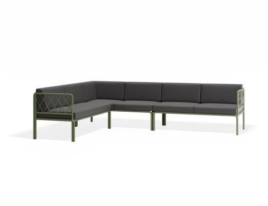 Seville Config C Corner Sofa - Eucalyptus Green - Outdoor