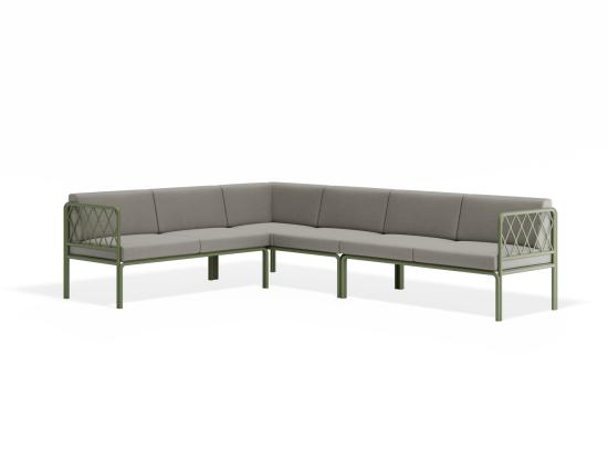Seville Config C Corner Sofa - Eucalyptus Green - Outdoor
