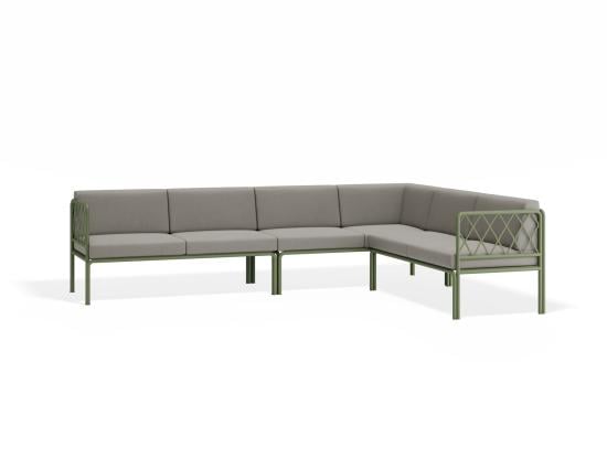 Seville Config D Corner Sofa - Eucalyptus Green - Outdoor