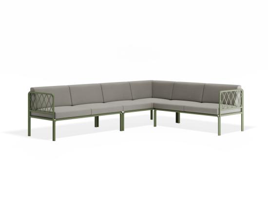 Seville Config D Corner Sofa - Eucalyptus Green - Outdoor