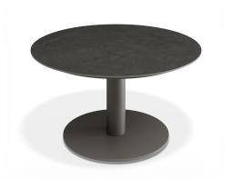 Loma Coffee Table Charcoal 70cm - Outdoor - Basalt Ceramic Top