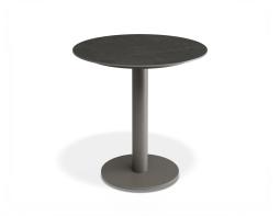 Loma Side Table Charcoal - Outdoor - Basalt Ceramic Top
