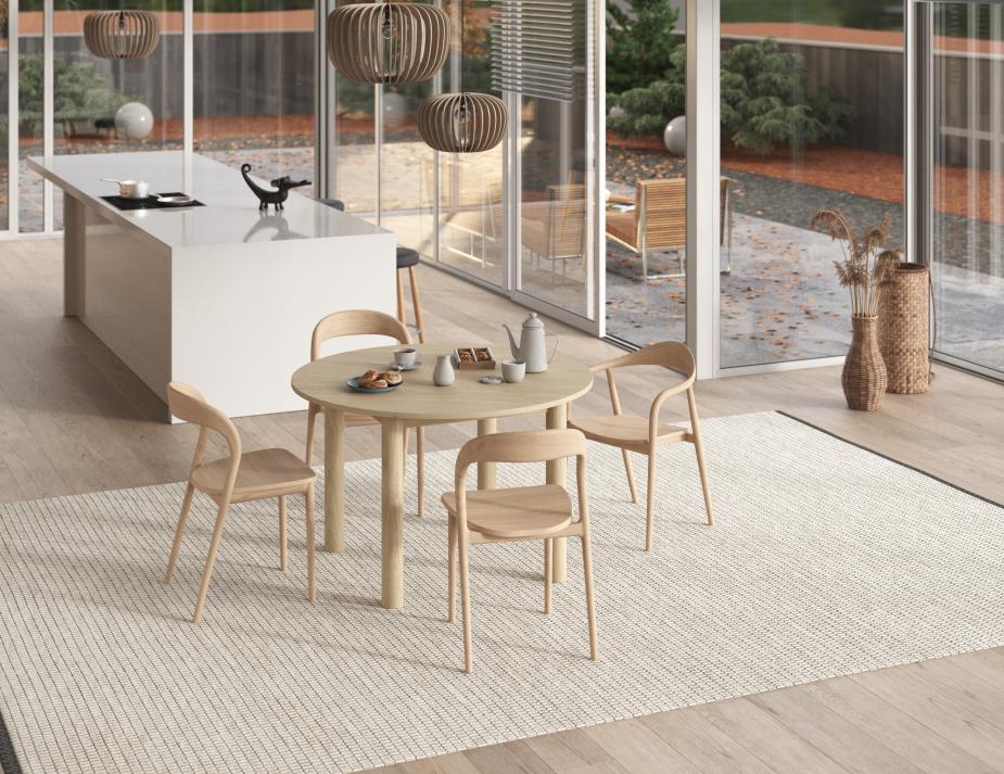 L 2 Nordica Diningtable 120dia2