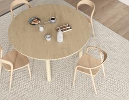L 4 Nordica Diningtable 150dia