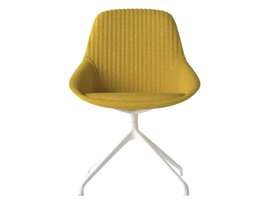 Core Dining Chair Swivel Yellow Base