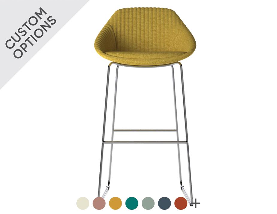 Core Bar Stool Sled Yellow Hero