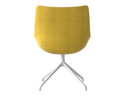 Flow Swivel Chair Yellow Back