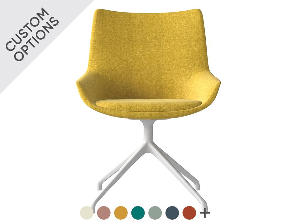 Flow Swivel Chair Yellow Hero