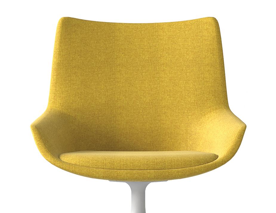 Flow Swivel Chair Yellow Zoom