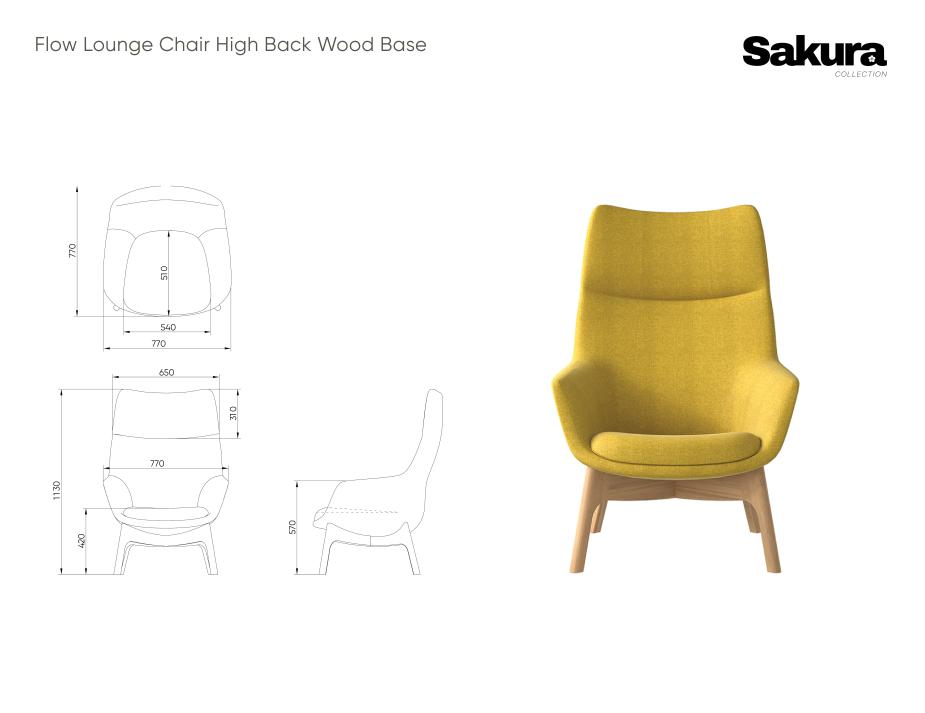 Sakura Collection Flow Lounge Chair High Back Wood Base Website 