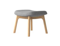 Flow Footstool Grey