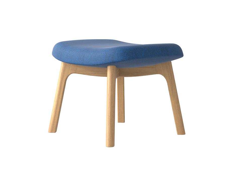 Flow Footstool Blue