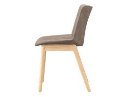 Flow Dining Chair Wood Base Side