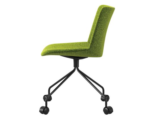 Flow Chair - Fixed Pyramid Base with Castors