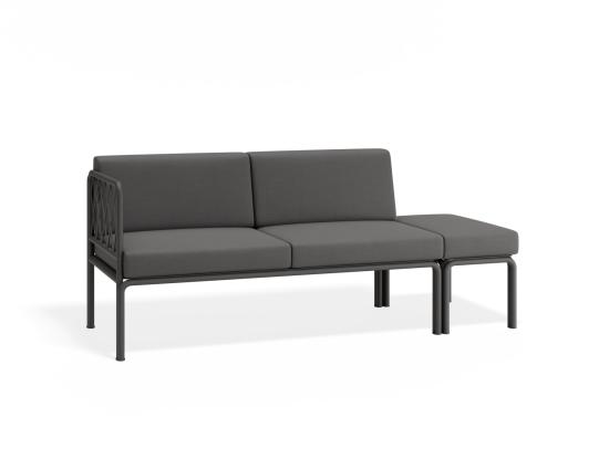 Seville Config E - 2 Seater Sofa - Charcoal - Outdoor