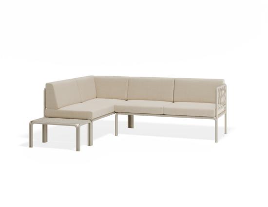 Seville Config H Corner Sofa - Latte - Outdoor
