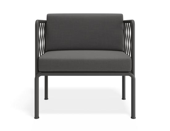 Seville Lounge Chair - Charcoal - Outdoor