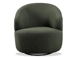 Mietta Green Swivel Lounge Chair Shot