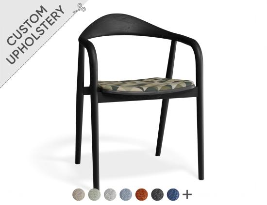 Arki Armchair Black - Custom Upholstered