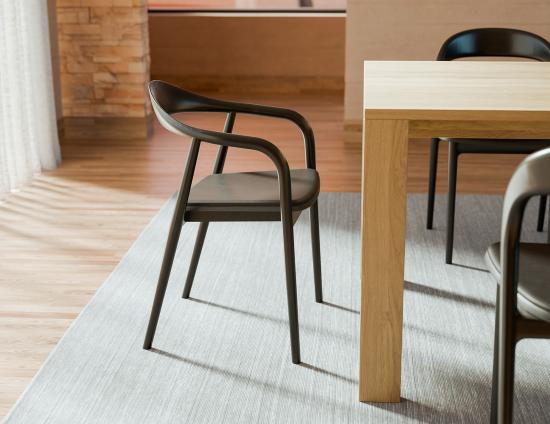 Arki Armchair Black - Custom Upholstered