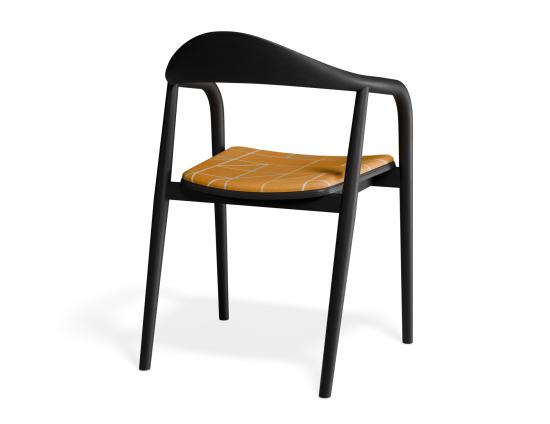 Arki Armchair Black - Custom Upholstered