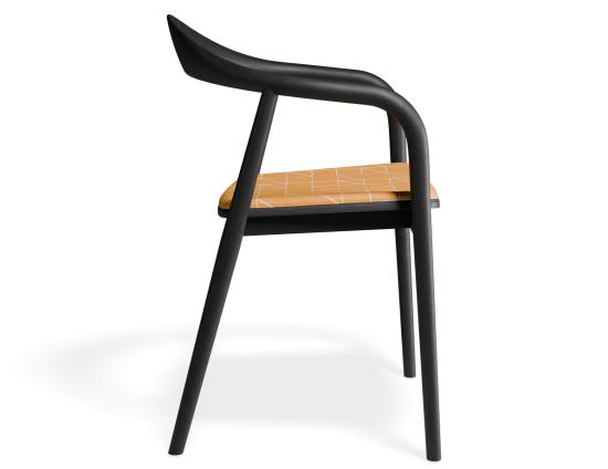 Arki Armchair Black - Custom Upholstered