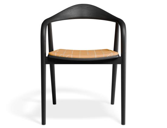 Arki Armchair Black - Custom Upholstered
