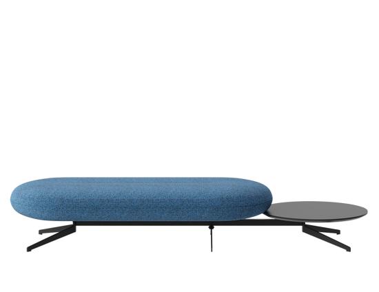 Juliette 2 Seater Bench with Side Table