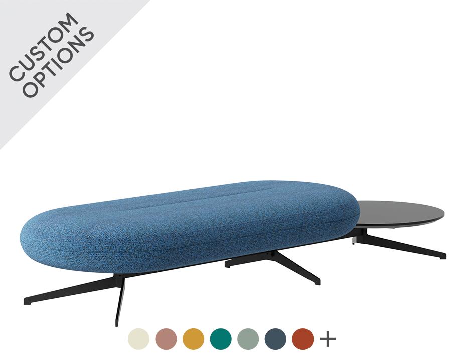 Juliette Bench 2 Seater Side Table Hero