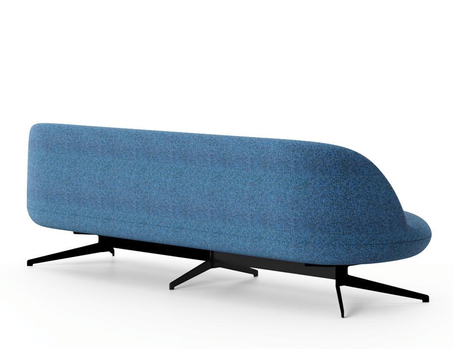 Juliette 3 Seater Back Angle