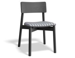 P 1 Andi Diningchair Pad Ashblack Bluestripe