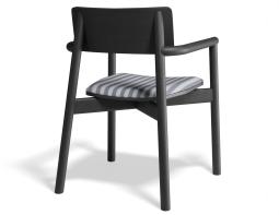 P 2 Andi Armchair Pad Ashblack Bluestripe