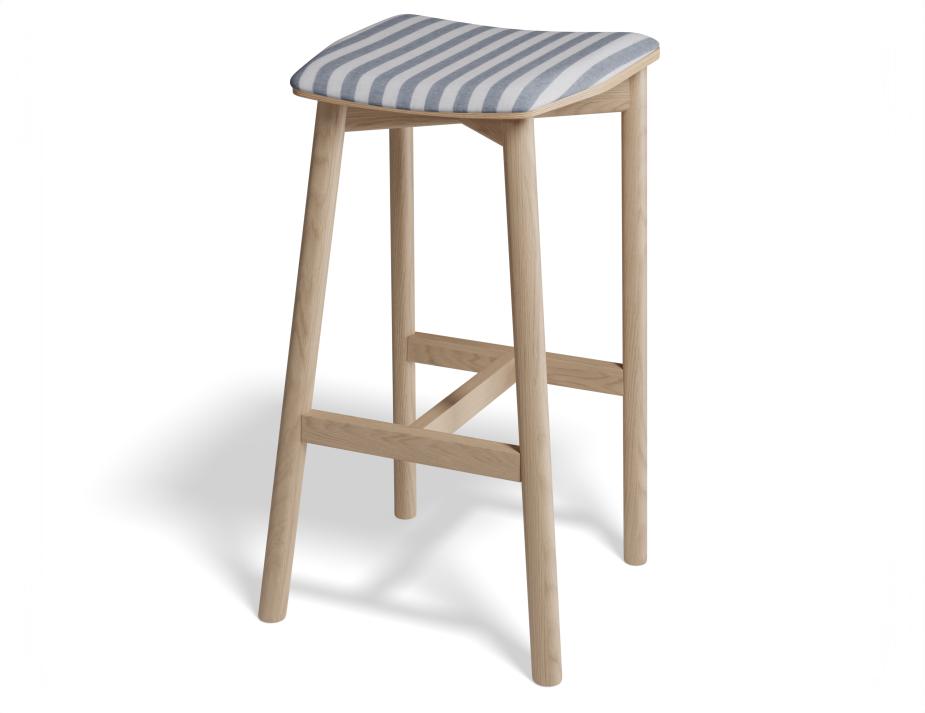 P 2 Andi Backlessbarstool Pad Ashnatural Bluestripe