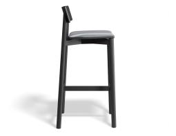 P 3 Andi Barstool Pad Ashblack Bluestripe