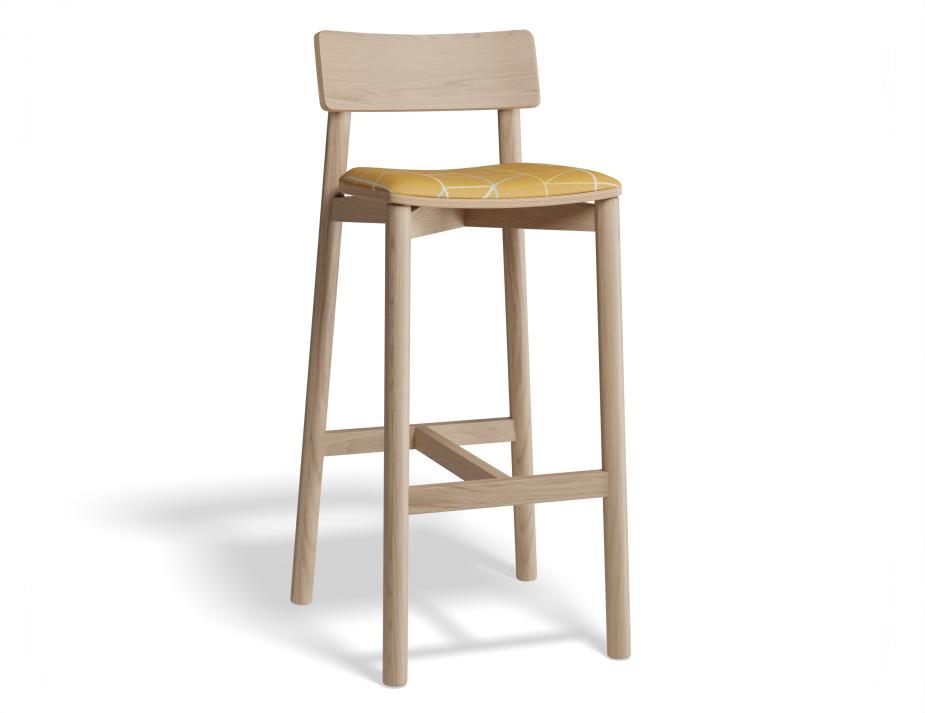 P 1 Andi Barstool Pad Ashnatural Isometricorange