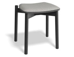 P 1 Andi Lowstool Pad Ashblack Herringbone