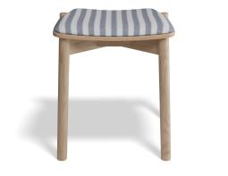 P 4 Andi Lowstool Pad Ashnatural Bluestripe