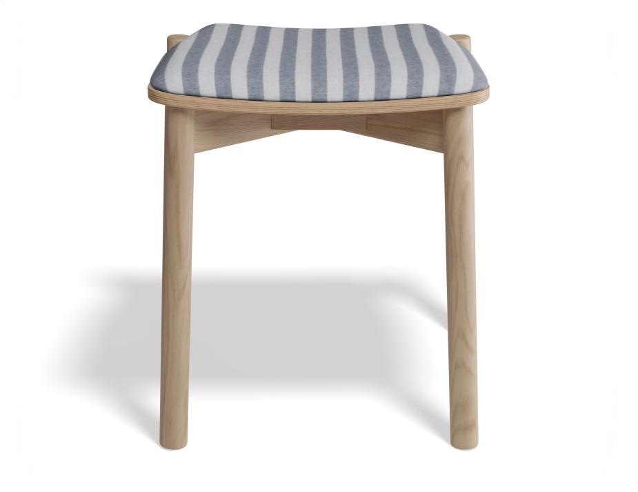 P 4 Andi Lowstool Pad Ashnatural Bluestripe