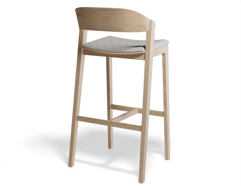 P 2 Grayson 75cmbarstool Pad Natural Geometricpattern