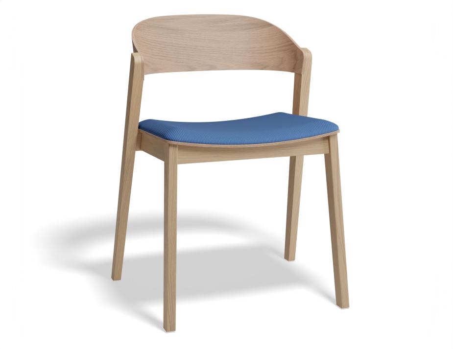P 1 Grayson Chair Pad Natural Bluecorduroy