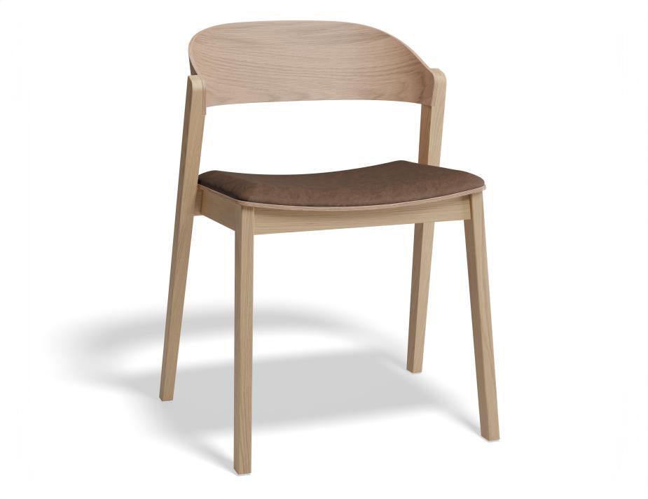 P 1 Grayson Chair Pad Natural Printedsuede