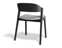 P 2 Grayson Chair Pad Black Geometricpattern