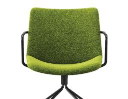 Flow Chair Arms Swivel Castors Zoom