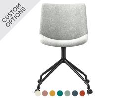 Grey Flow Chair Star Castors Hero Grey