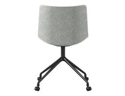 Grey Flow Chair Star Castors Side 1