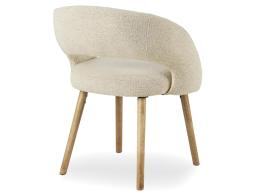Akito Chair Ivory Cream Back